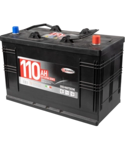 Batteria per autocarro e trattori 110ah 12v 750a polo positivo destro